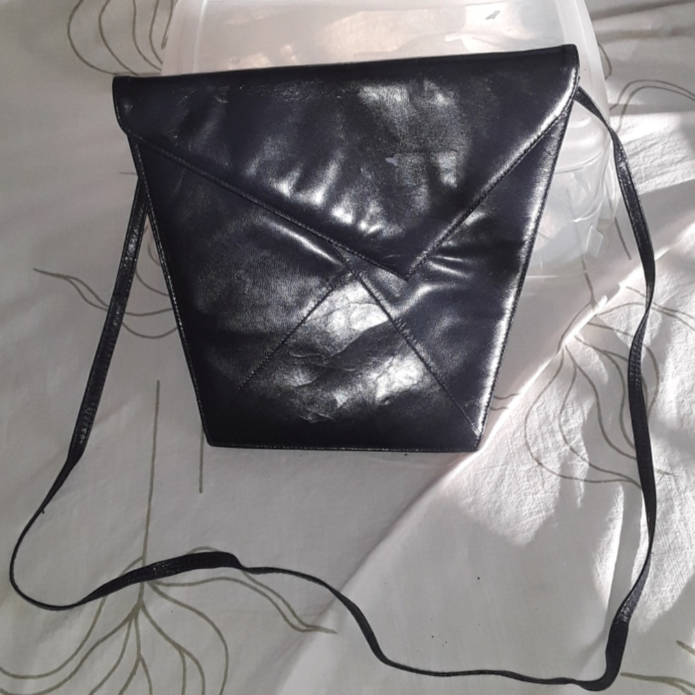 Arnold Churgin trapezoid cross body/clutch bag